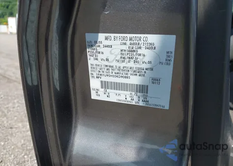2005 Ford Escape Hybrid from USA, damaged, VIN 1FMYU95H55KD90885